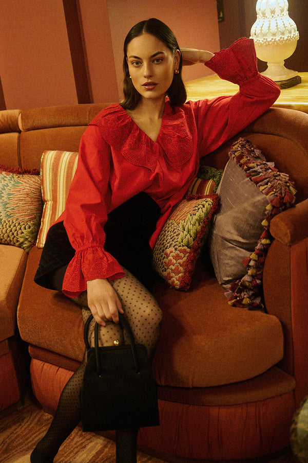BERYL SHIRT - RUBY