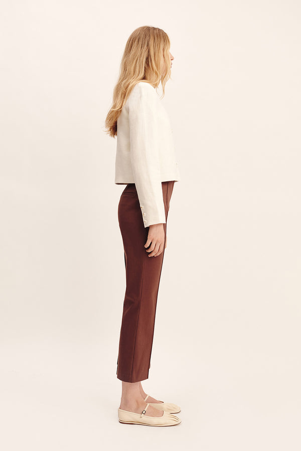 SPENCER TROUSER - CHOCOLATE