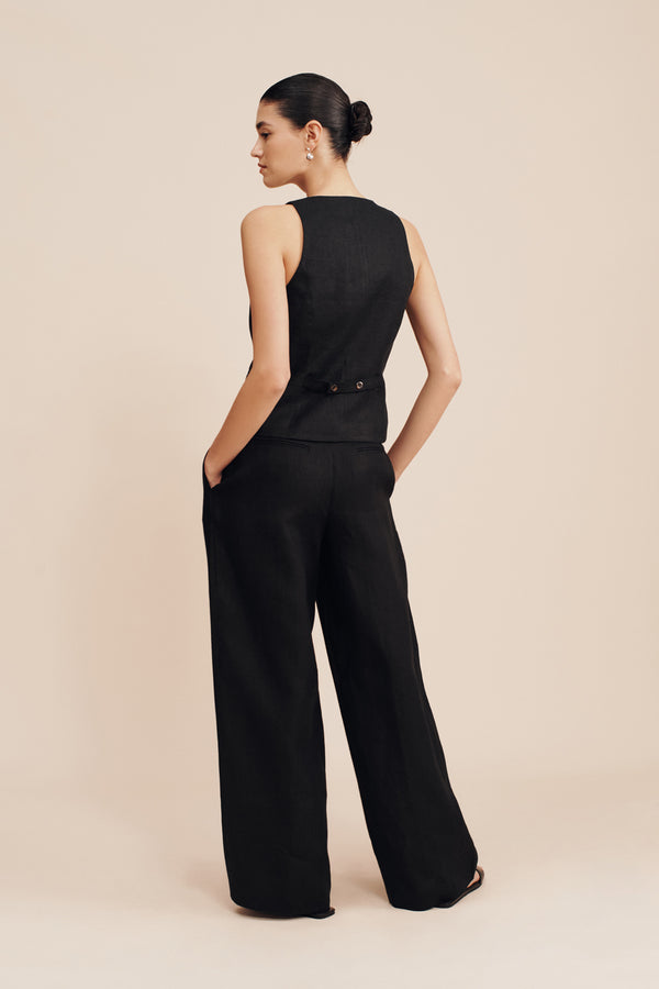 LEON TROUSER - BLACK