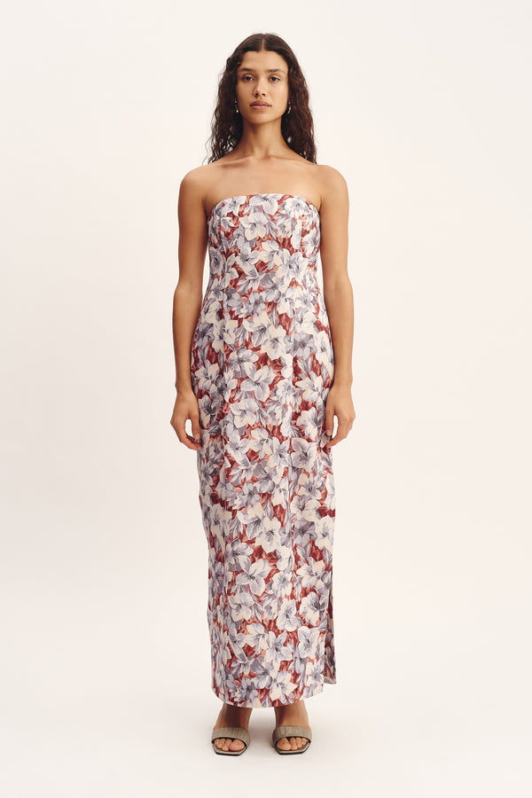 ROSALIE STRAPLESS DRESS - LILY GARDEN