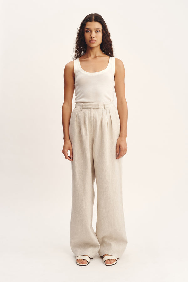 LOUIS TROUSER - NATURAL