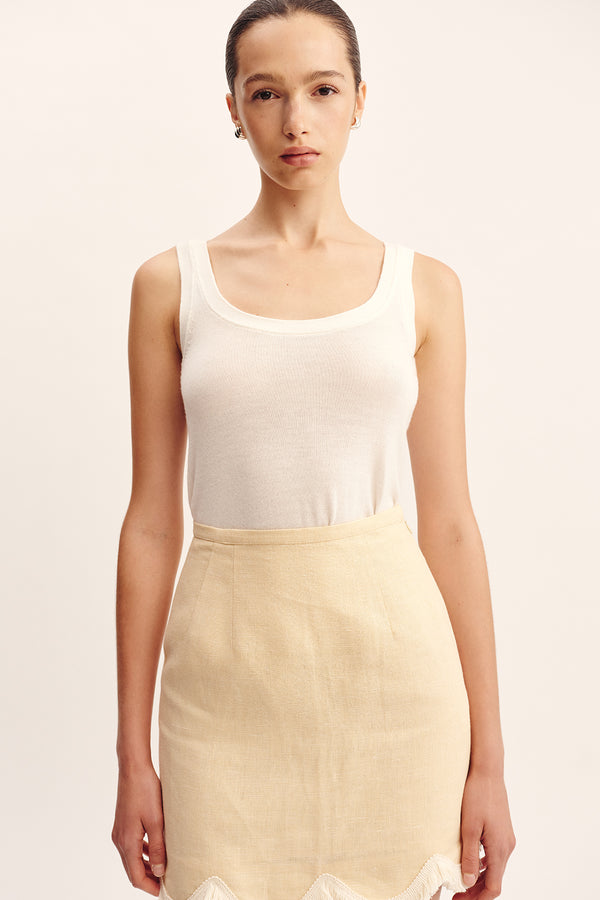 FINLEY TANK - CREAM