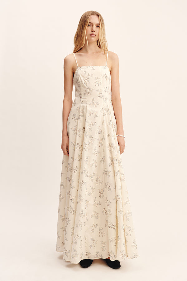 PALOMA MAXI DRESS - BLUE BLOOMS