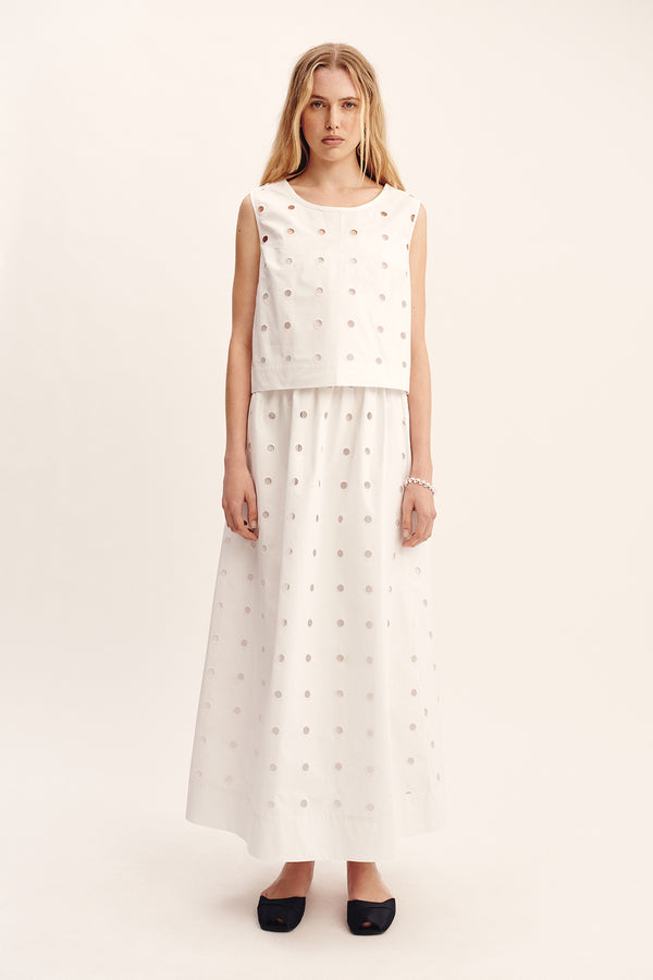 PEGGY TOP - VINTAGE WHITE