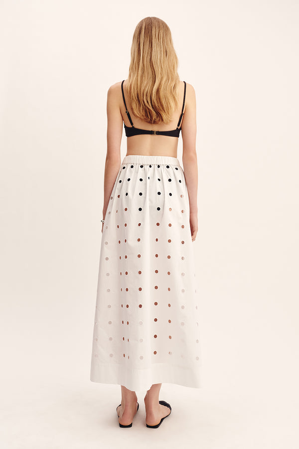PEGGY SKIRT - VINTAGE WHITE