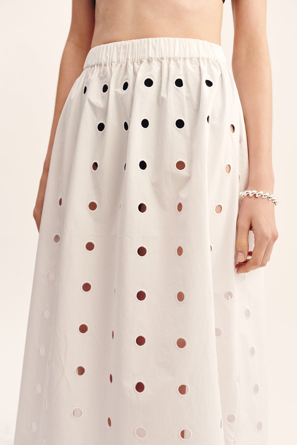 PEGGY SKIRT - VINTAGE WHITE