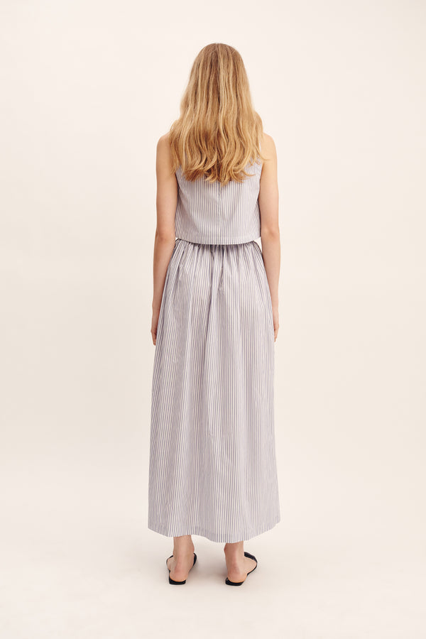 ROMEO TOP - BLUE STRIPE