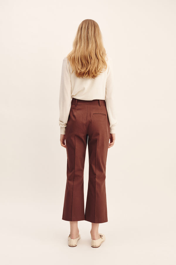 SPENCER TROUSER - CHOCOLATE