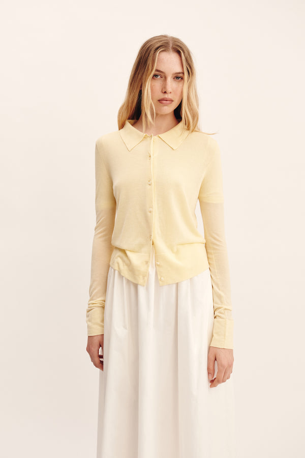 COOPER CARDIGAN - LIMONCELLO