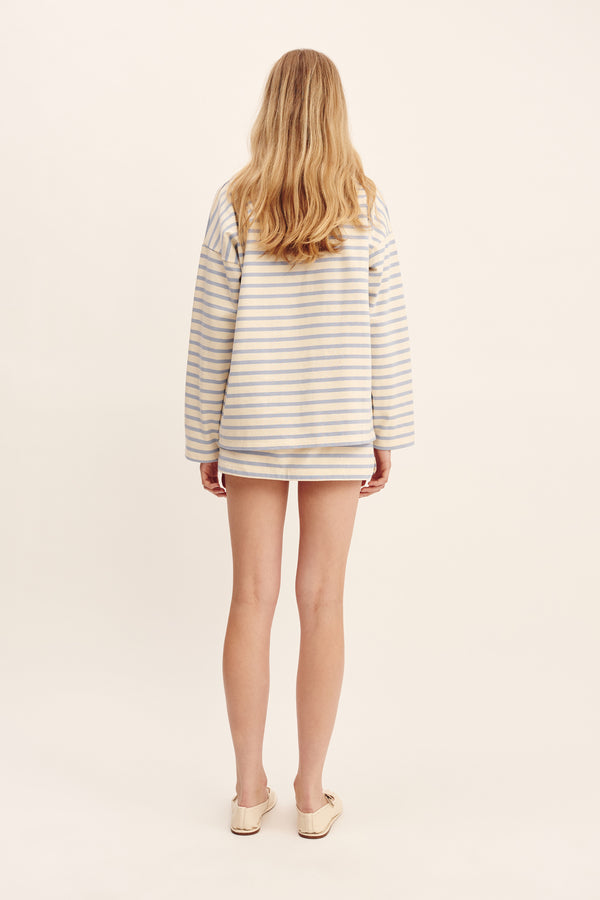 SEDGEWICK SKIRT - SKY STRIPE