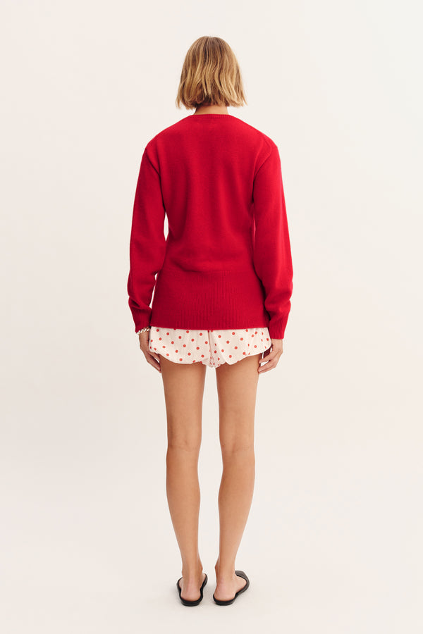 TERESA CARDIGAN - STRAWBERRY