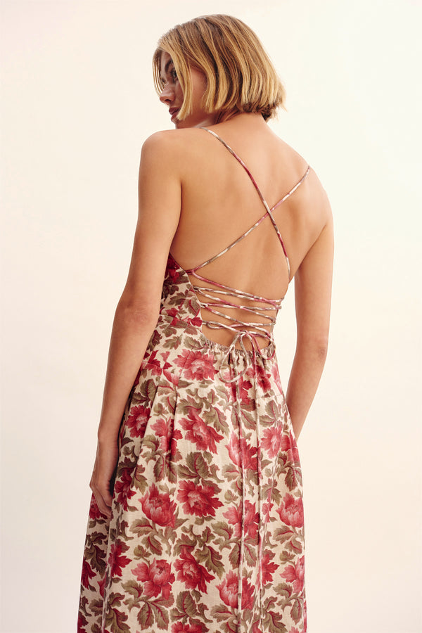 ROSALIE DRESS - ROSE BUD