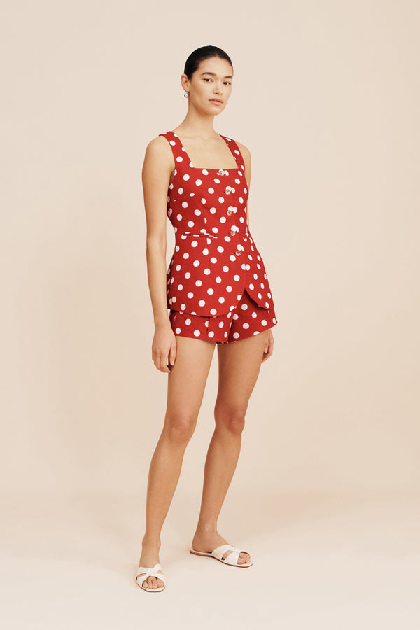 LUCILLE GILET - POLKA DOT