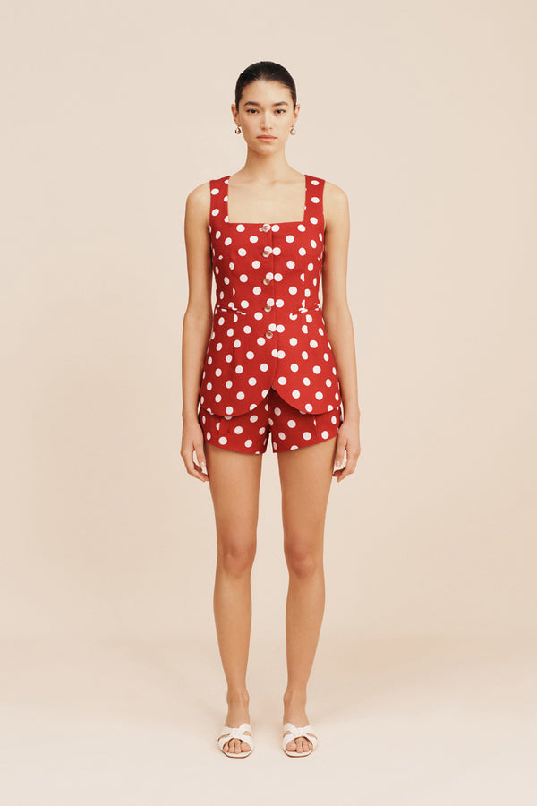 LUCILLE GILET - POLKA DOT