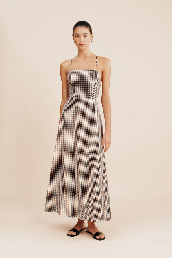 LORI DRESS - GINGHAM