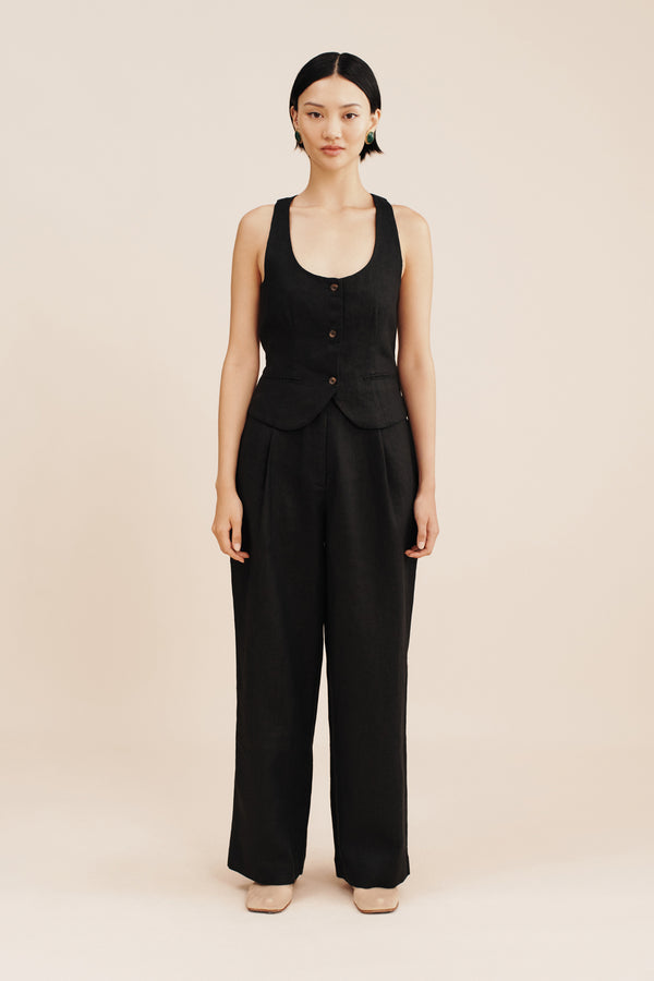 LEON TROUSER - BLACK