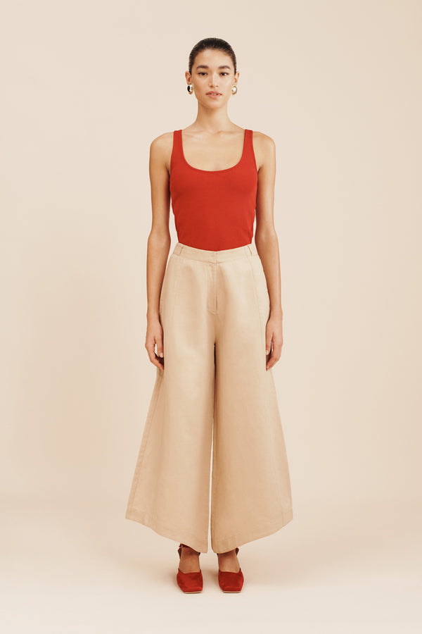 RUTH TROUSER - LATTE