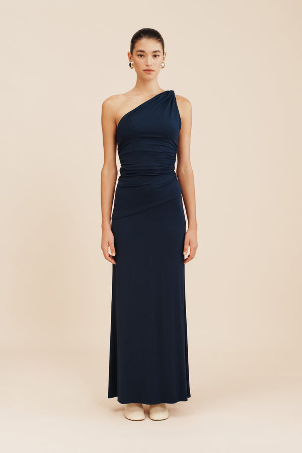 SASHA ONE SHOULDER TOP - ROYAL BLUE