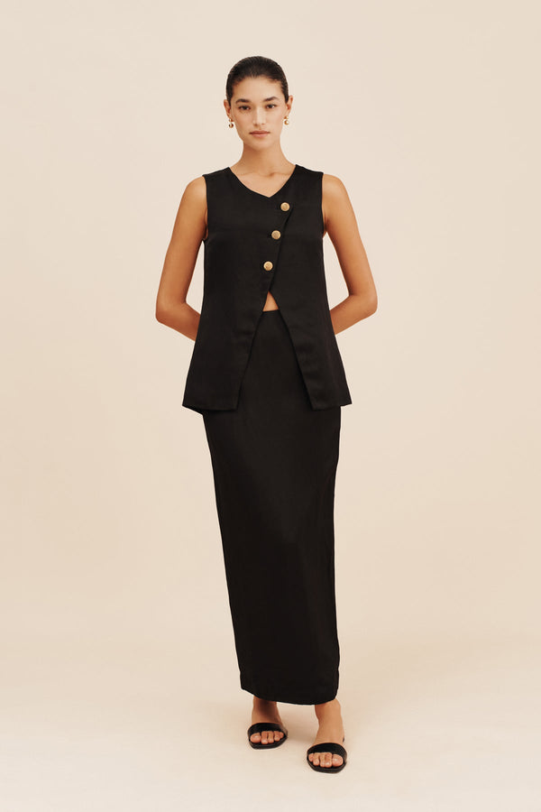 GIGI PENCIL SKIRT - BLACK