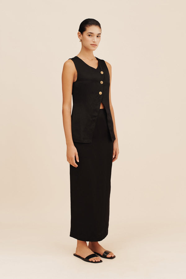 GIGI PENCIL SKIRT - BLACK