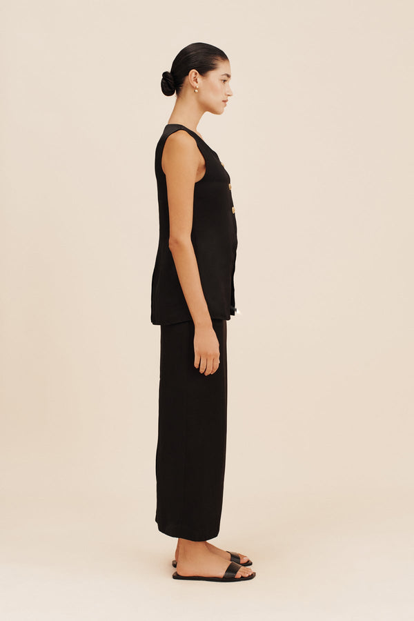 GIGI GILET - BLACK
