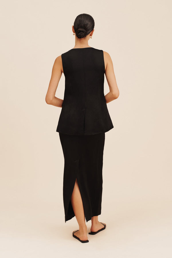 GIGI PENCIL SKIRT - BLACK