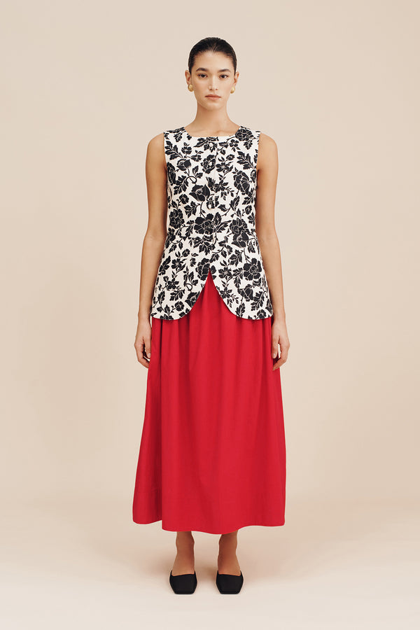 SYLVIE SKIRT - RUBY