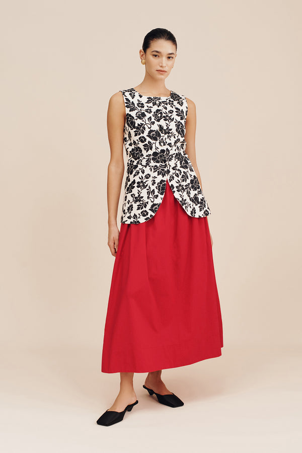 SYLVIE SKIRT - RUBY