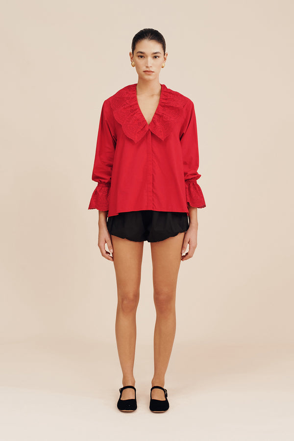 BERYL SHIRT - RUBY
