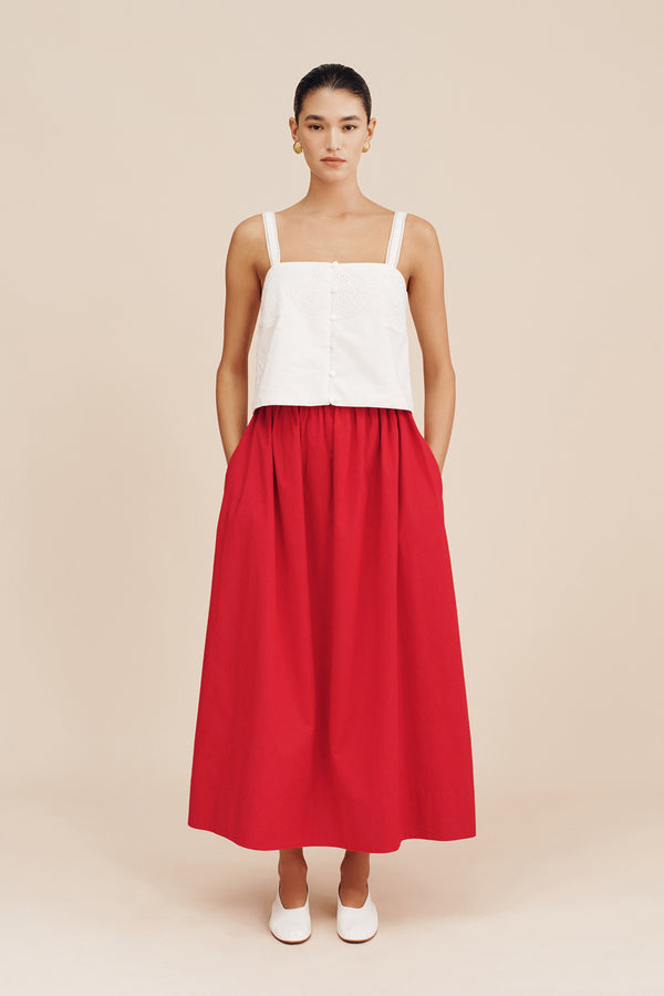 BERYL CAMI - VINTAGE WHITE