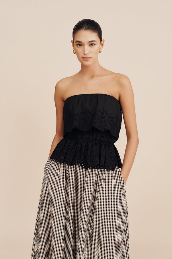 BERYL TOP - BLACK
