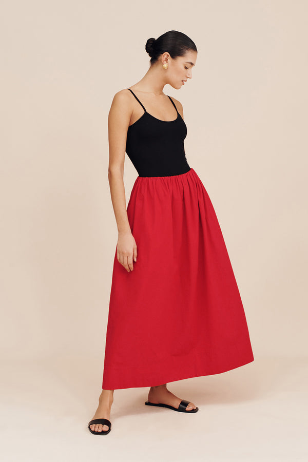 SYLVIE SKIRT - RUBY