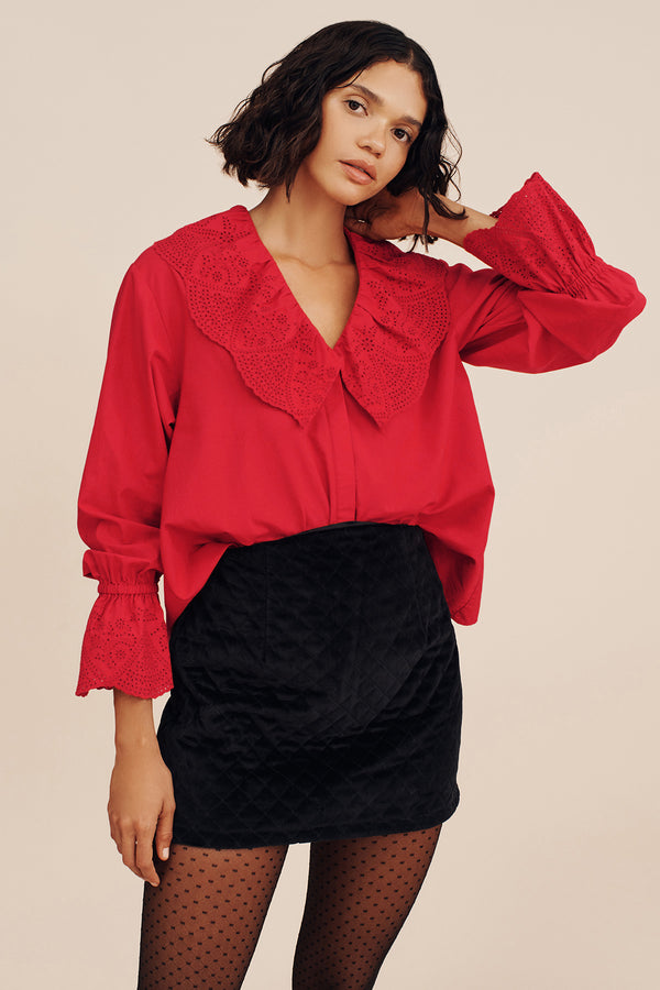 BERYL SHIRT - RUBY