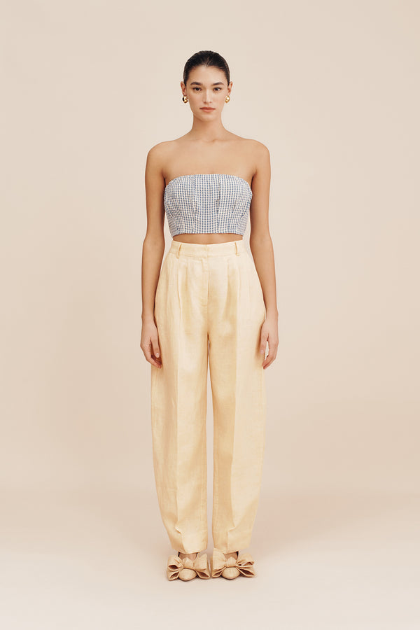 RIO TROUSER - DUSTY CITRON