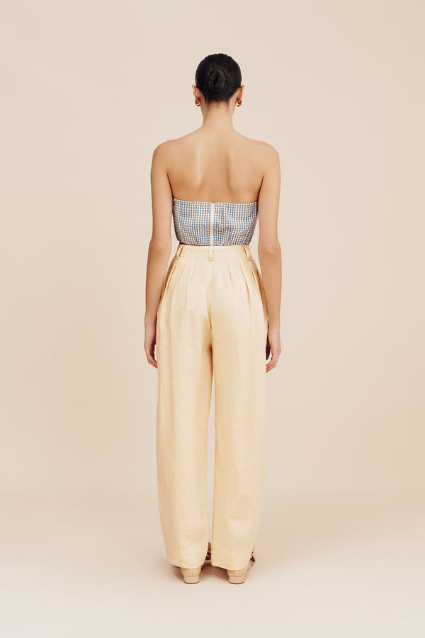 RIO TROUSER - DUSTY CITRON