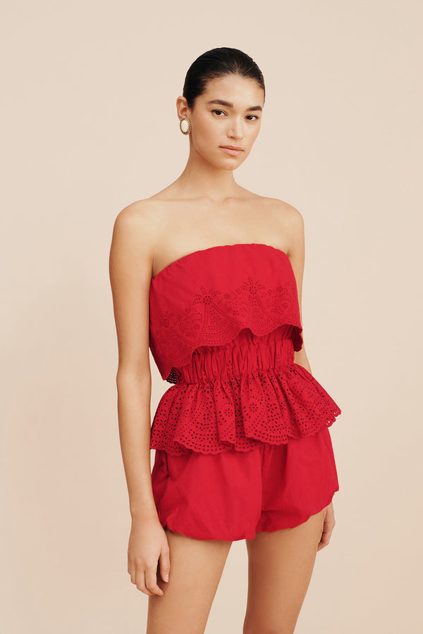 BERYL TOP - RUBY