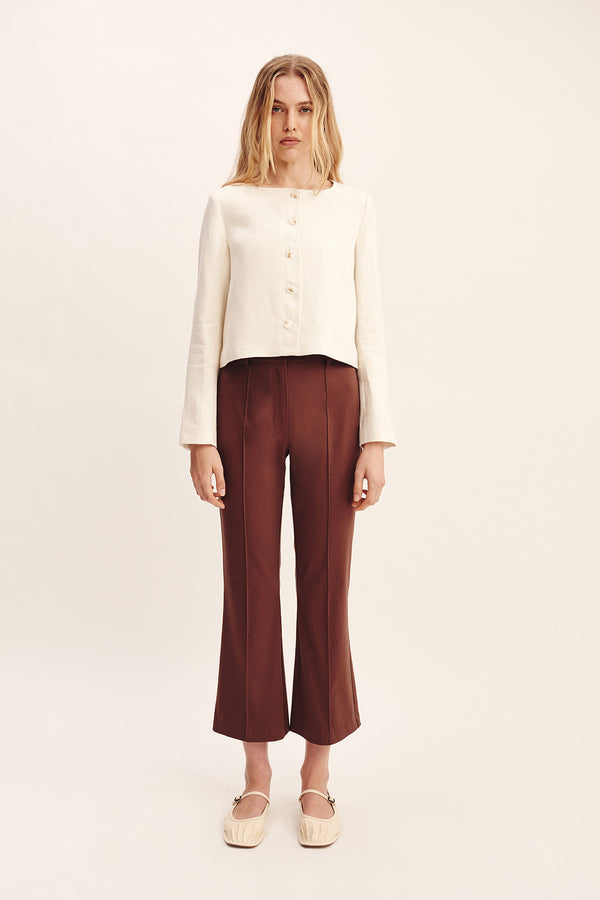 SPENCER TROUSER - CHOCOLATE