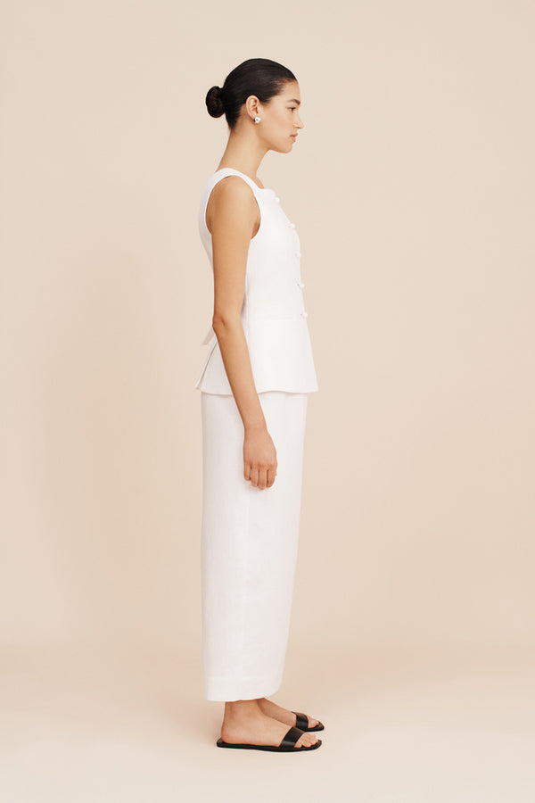 BONNIE PENCIL SKIRT - IVORY