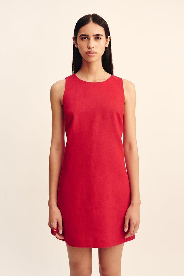 ELLEN MINI DRESS - RED