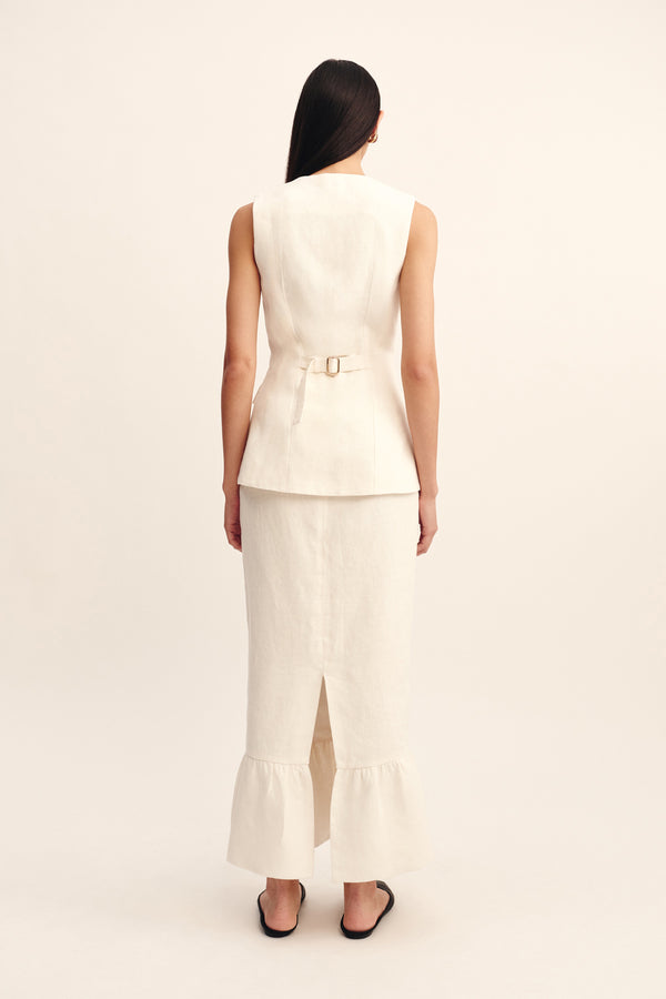 MATILDA GILET - CREAM