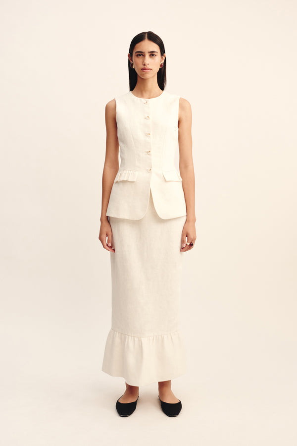 MATILDA GILET - CREAM