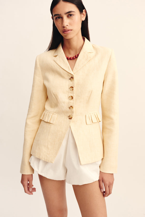 MATILDA JACKET - DUSTY CITRON