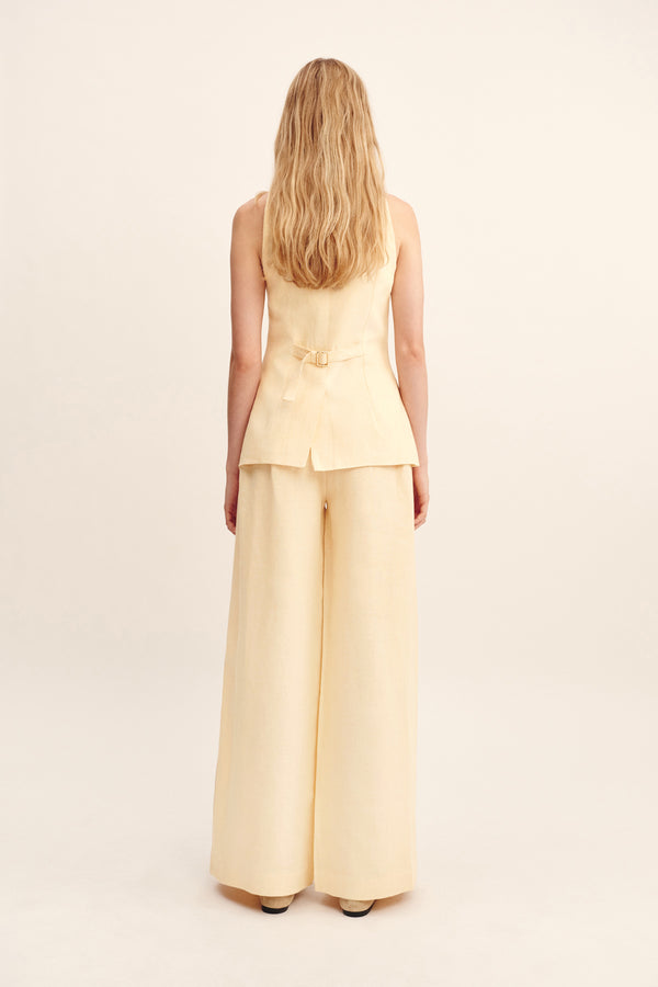 PARKER TROUSER - DUSTY CITRON