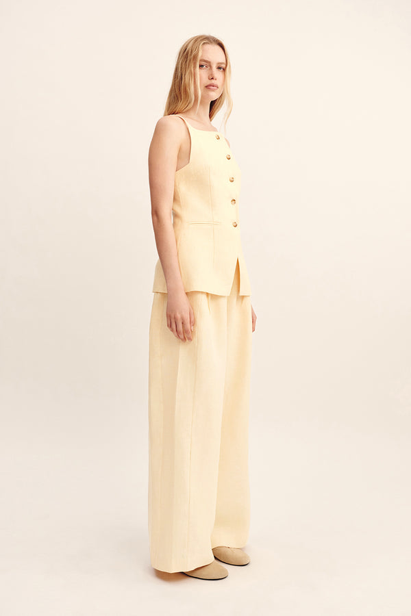NANCY GILET - DUSTY CITRON
