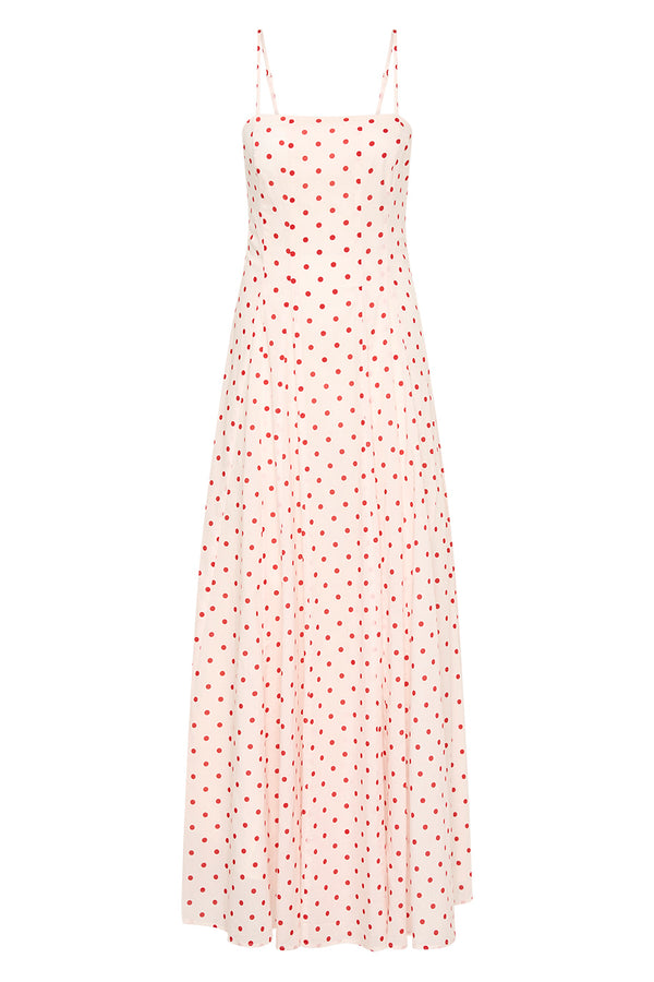 PALOMA MAXI DRESS - PETITE POLKA DOT