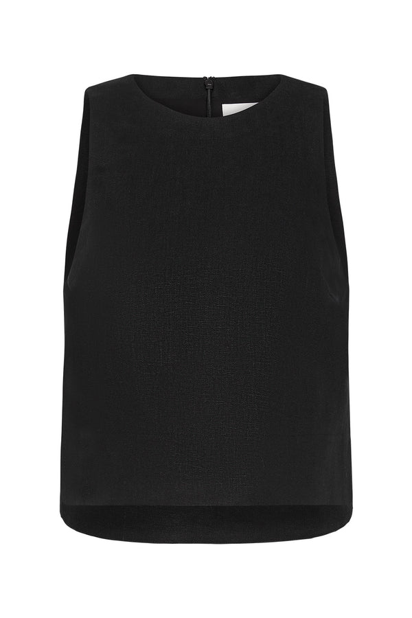 POPPY TOP - BLACK