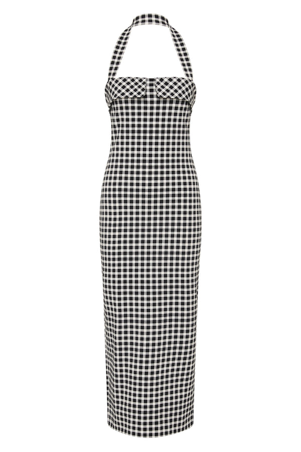 CHIARA DRESS - BLACK/WHITE