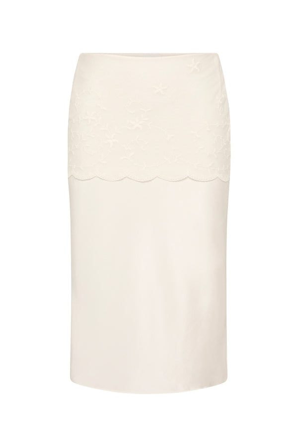 COVE SKIRT - PEARL