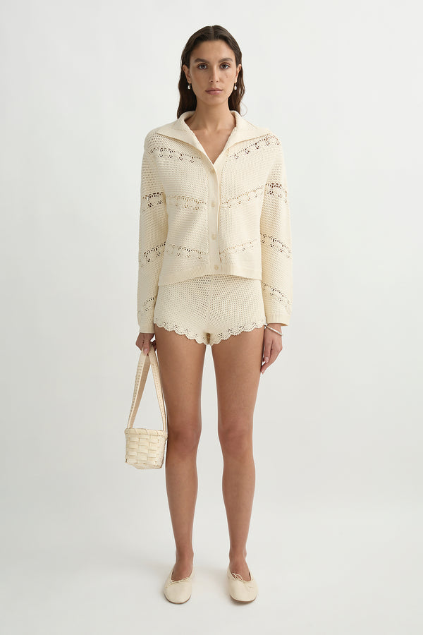 DYLAN CARDIGAN - PEARL