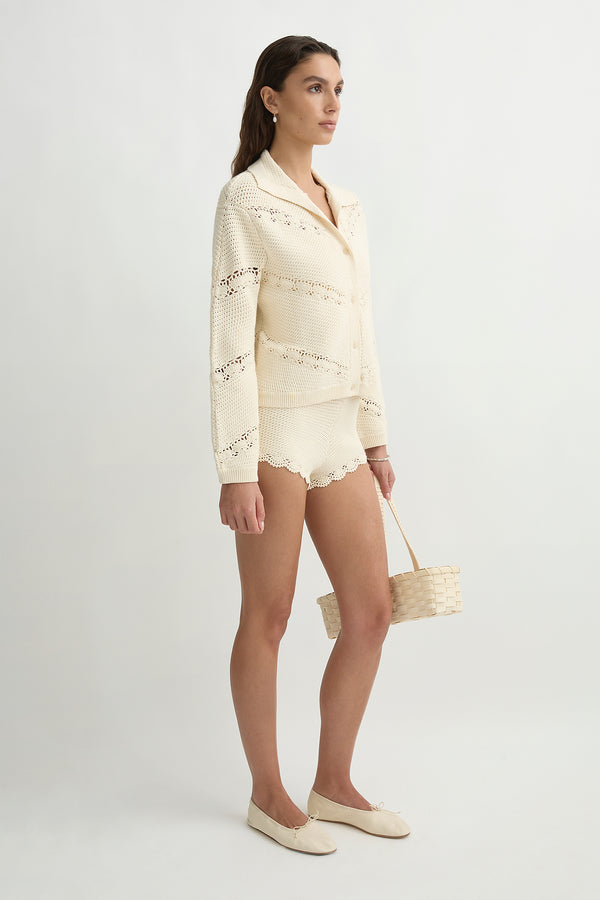 DYLAN CARDIGAN - PEARL